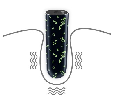 Rechargeable Glow-in-the-dark Music Massager